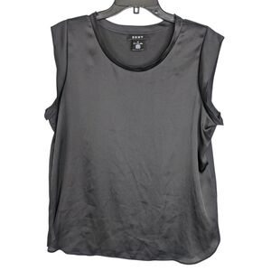 DKNY minimalist  satin Top